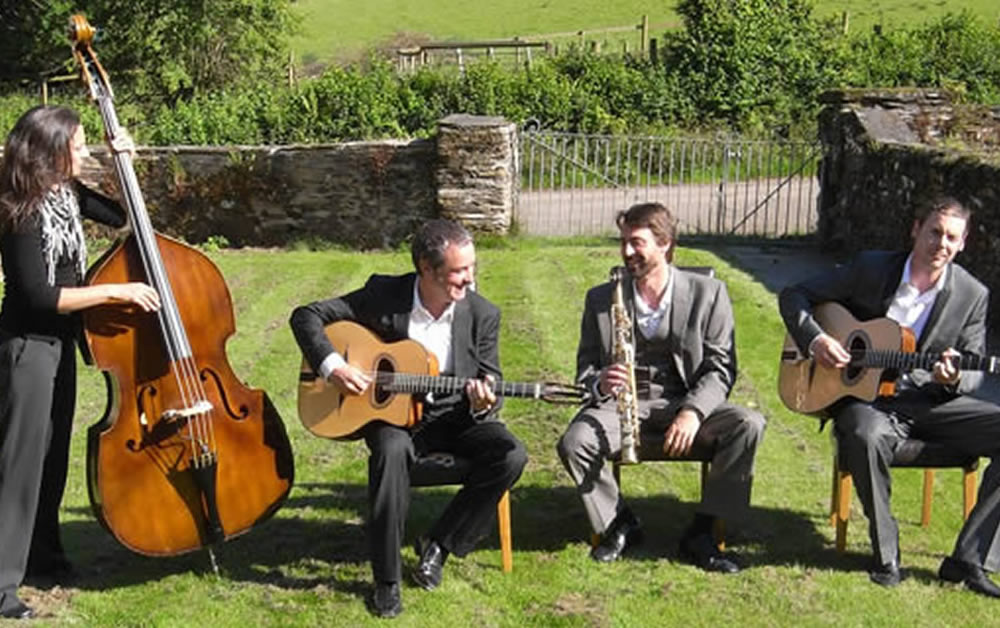 gypsy jazz band in cornwall